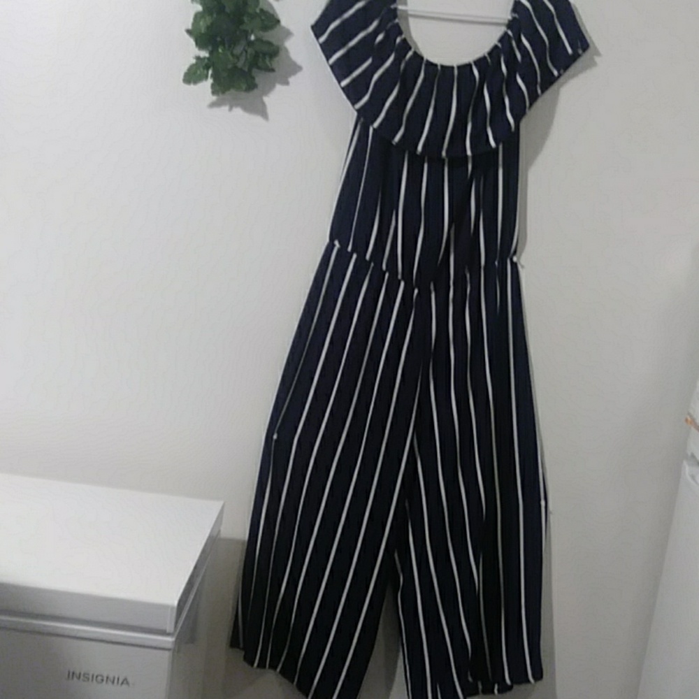 🔥Sale🔥 Jumpsuit with elastic ruffled neck